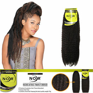 Janet Collection Noir Afro Twist Braid