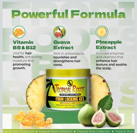 Tropical Roots - Firm Locking Gel 6oz