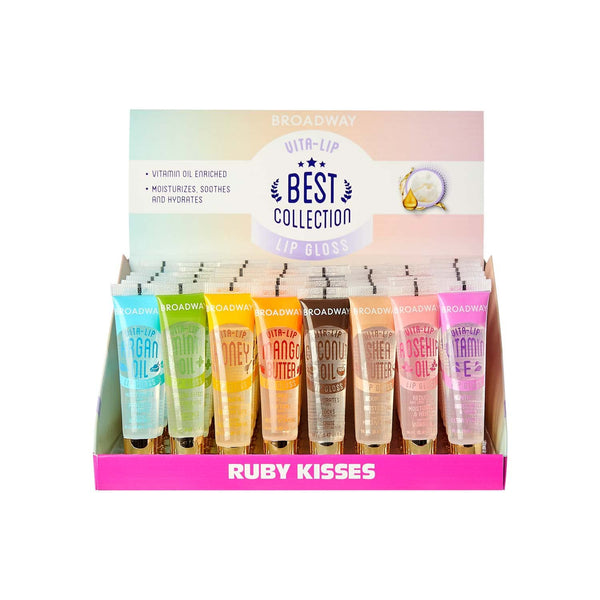 Broadway Ruby Kisses Clear Lipgloss