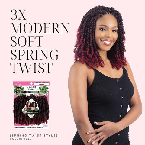 Mayde Beauty 3x Modern Soft Spring Twist