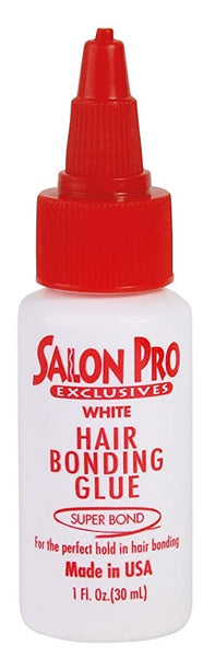Salon Pro White Hair Bonding Glue - 1 OZ
