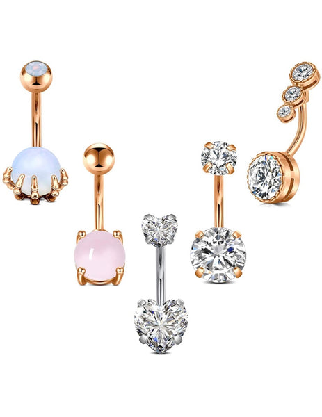 Assorted CZ Belly Rings